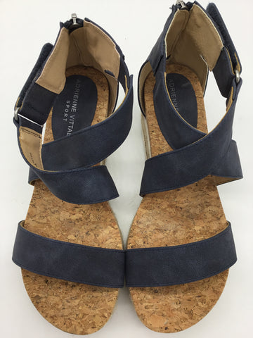 Adrienne Vittadini Size 6.5 Blue Shoes