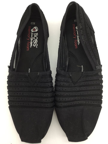 Bobs Size 10w Black Shoes