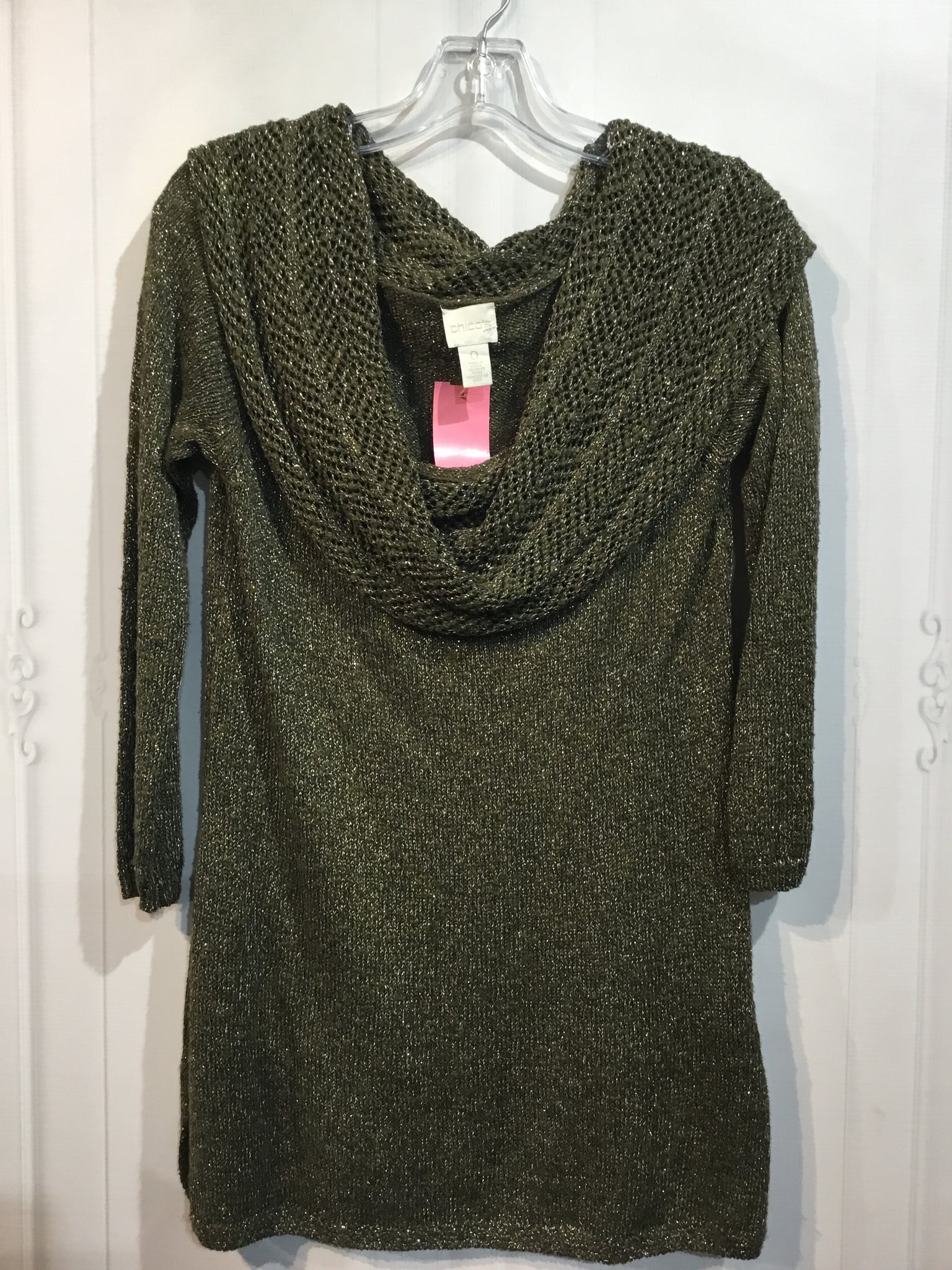 CHICO'S Size S/4 Green Tops