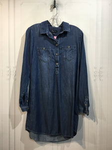 Lucky Brand Size Medium Blue DRESS/1 PIECE