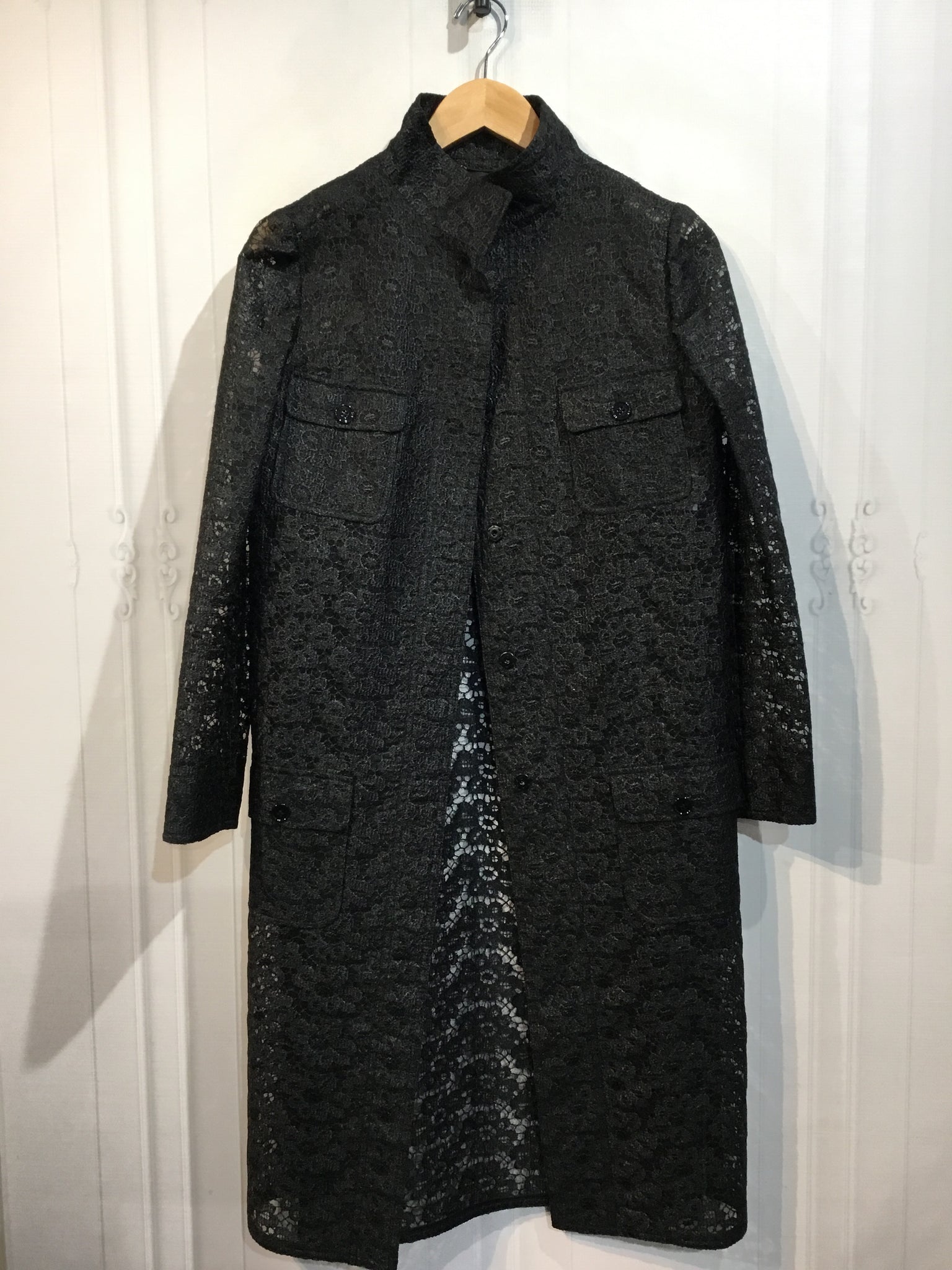 Dolce & Gabbana Lace Pattern Coat