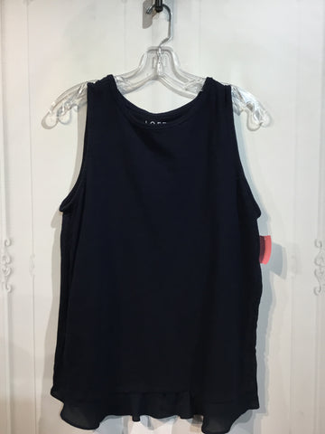 LOFT Size L Blue Tops