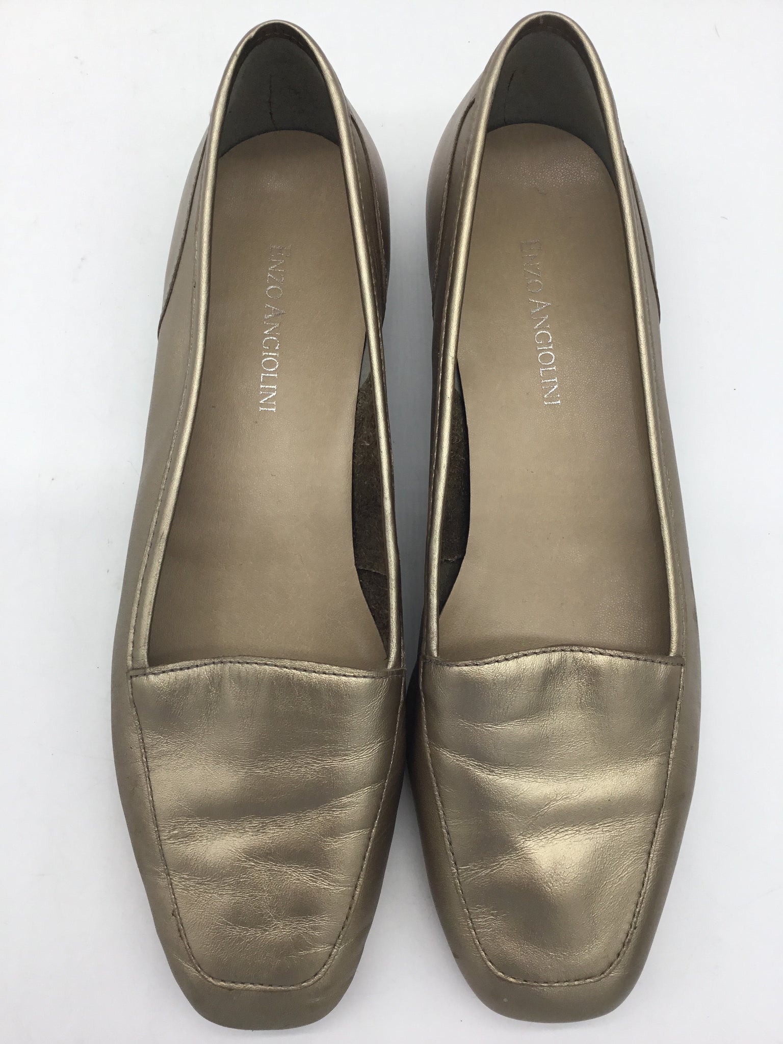 Enzo Angiolini Size 7 Gold Shoes