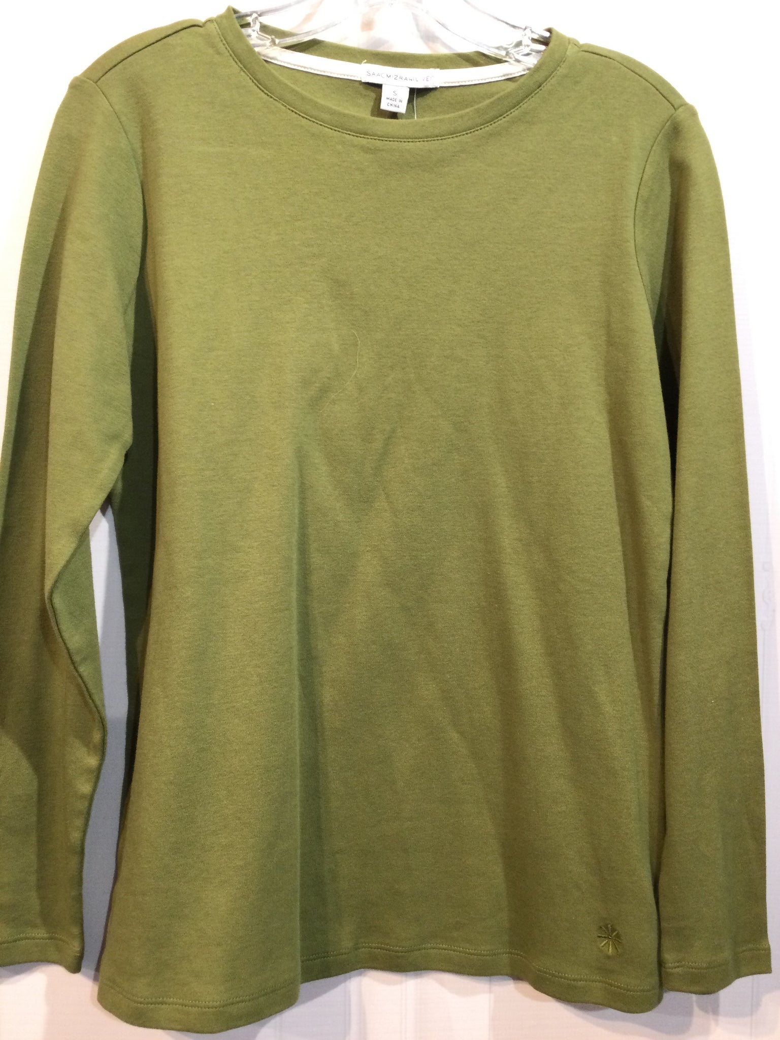 Isaac Mizrahi Live! Size S Green Tops