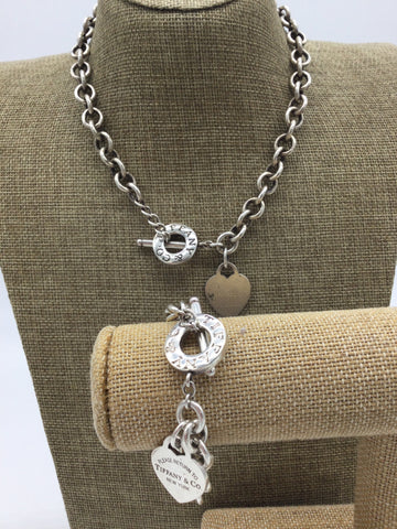 Tiffany & Co Silver Necklace & Bracelet