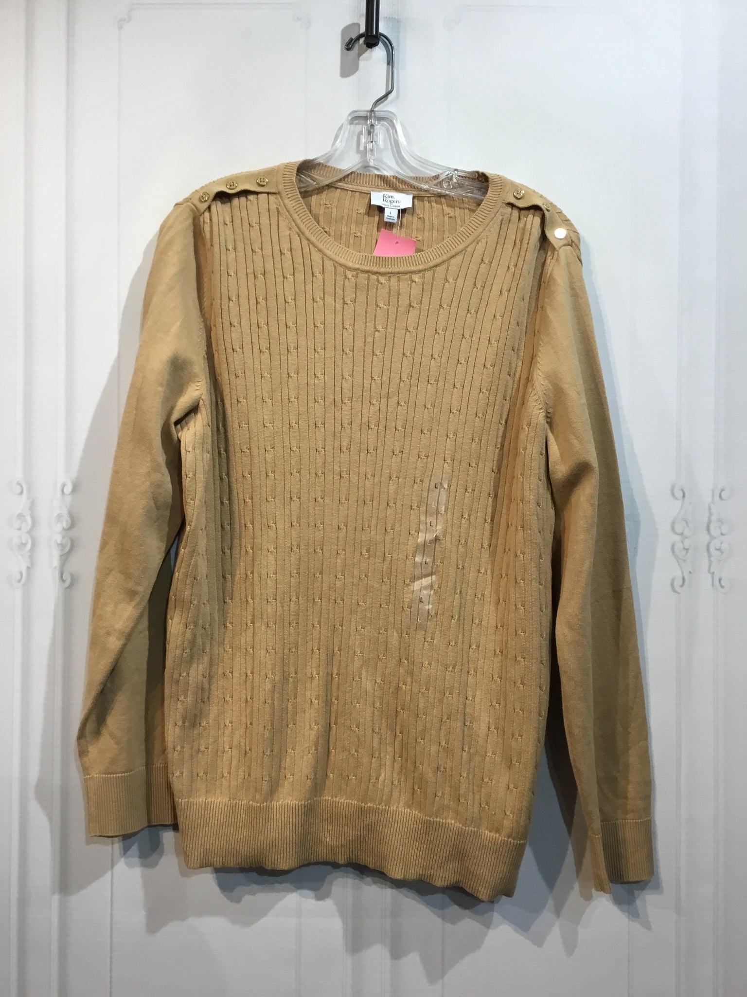 Kim Rogers Size Large Beige Tops