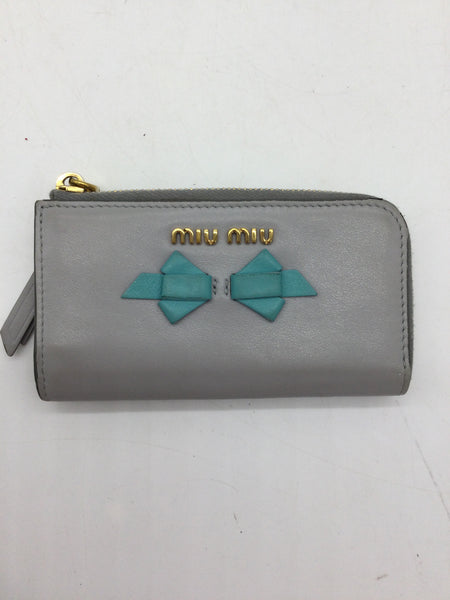 MIU MIU Grey Purses/Wallets