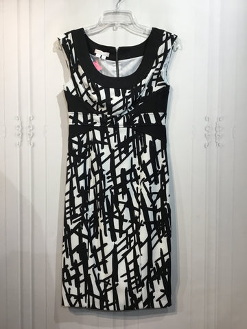 London Times Size S/4 Black Dress