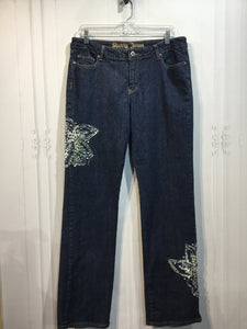 Shorty Jeans Size L Blue Bottoms