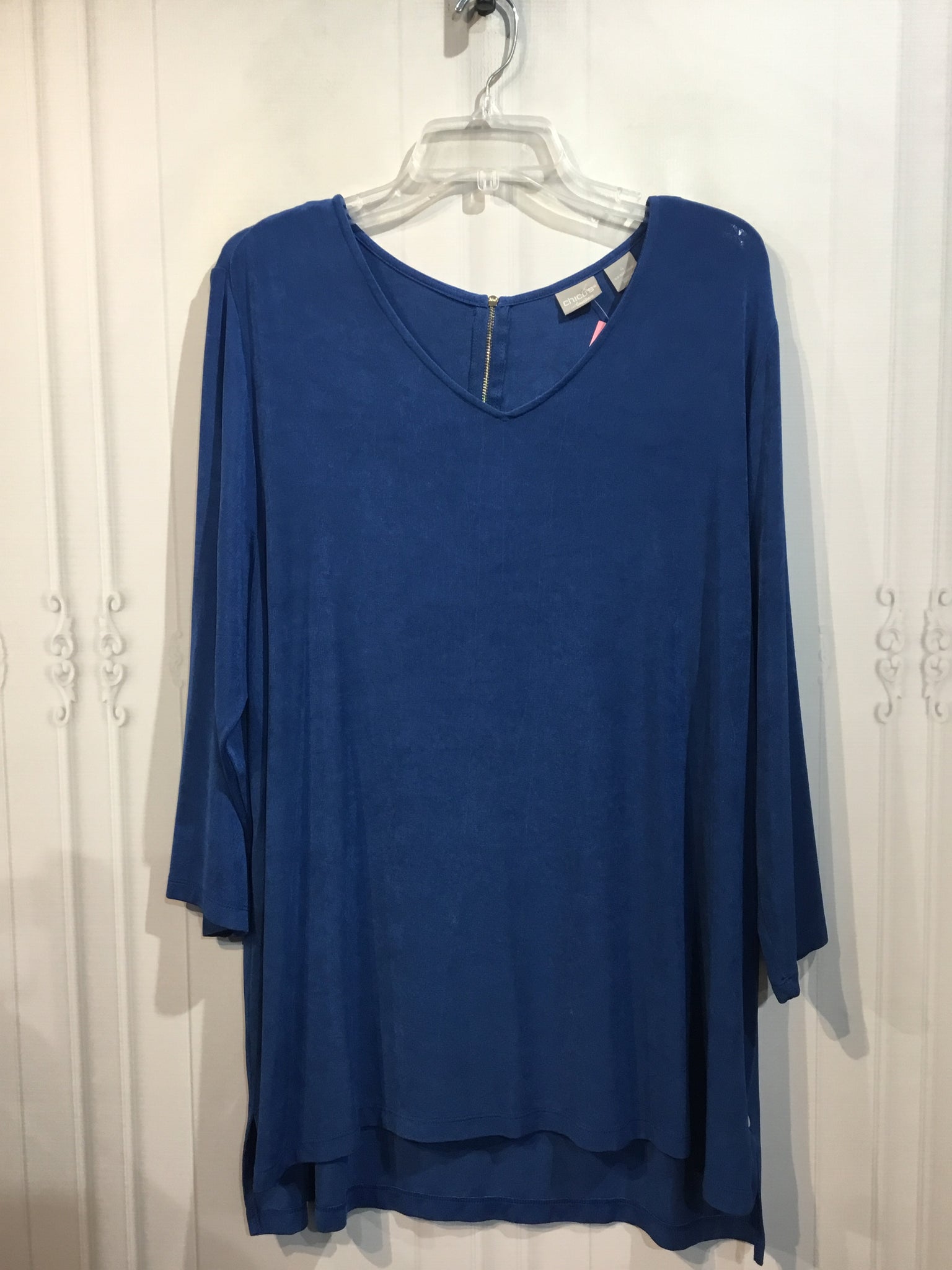 CHICO'S Size 2X Blue Tops