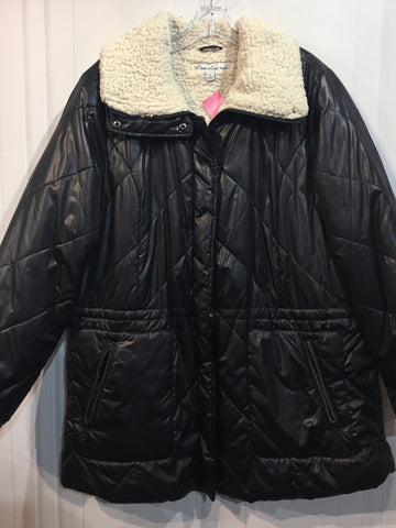 Kenneth Cole Size 1X Black Outerwear