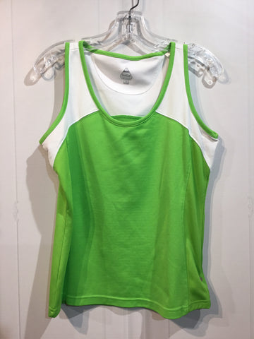Bolle Size M/8-10 Green & White Athletic Wear