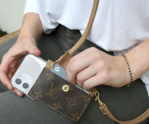 UPCYCLED  Louis Vuitton Phone Wallet