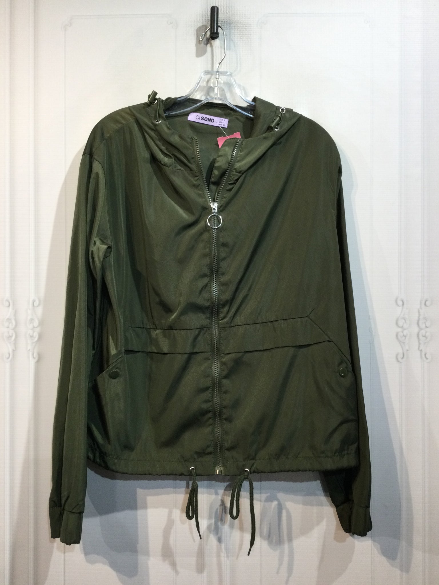 Ci Sono Size Large Green Tops