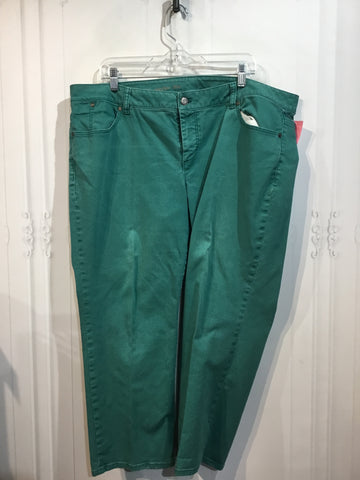 Talbots Size 2X Green Bottoms