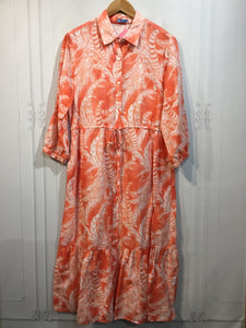 JMclaughlin Size Large Orange DRESS/1 PIECE