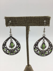 Green Earrings