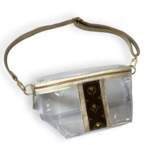 UPCYCLED  Louis Vuitton Clear Belt Bag in VinylVoque