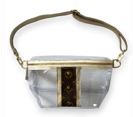 UPCYCLED  Louis Vuitton Clear Belt Bag in VinylVoque