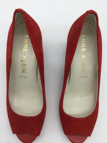 Anne Klein Size 10 Red Shoes