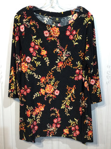 JM Collection Size Medium Black Tops
