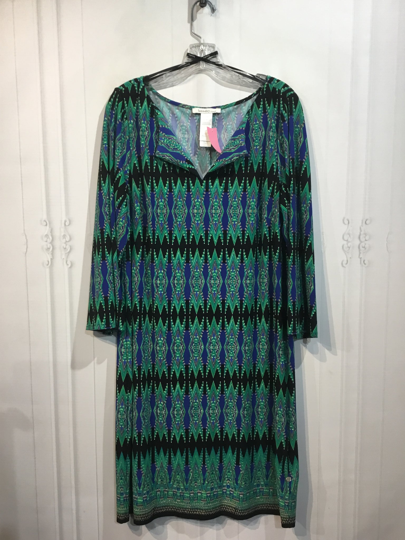 Laundry Size L Blue DRESS/1 PIECE