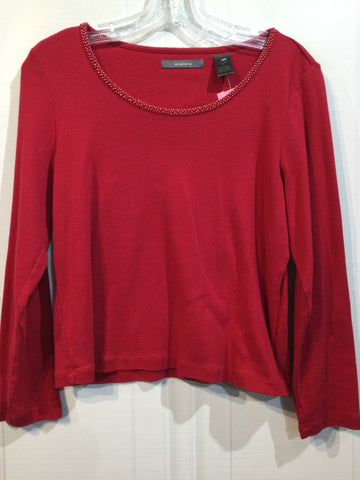 Liz Claiborne Size MP Red Tops