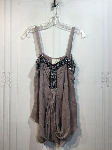 Ya Ya Size Medium Brown Tops