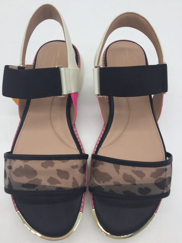 Cole Haan Size 8.5 Black/White/Pink Sandals
