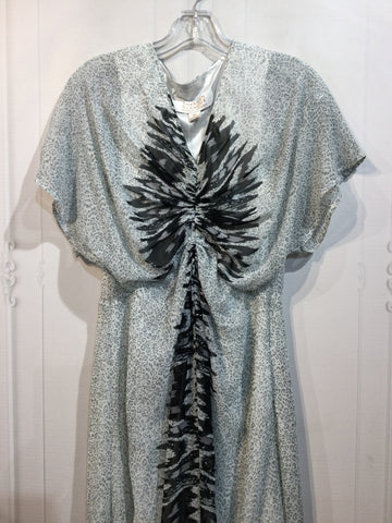American Glamour Size M/8-10 Grey Dress