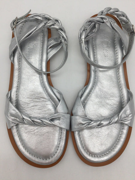 J Crew Size 7 Silver Shoes