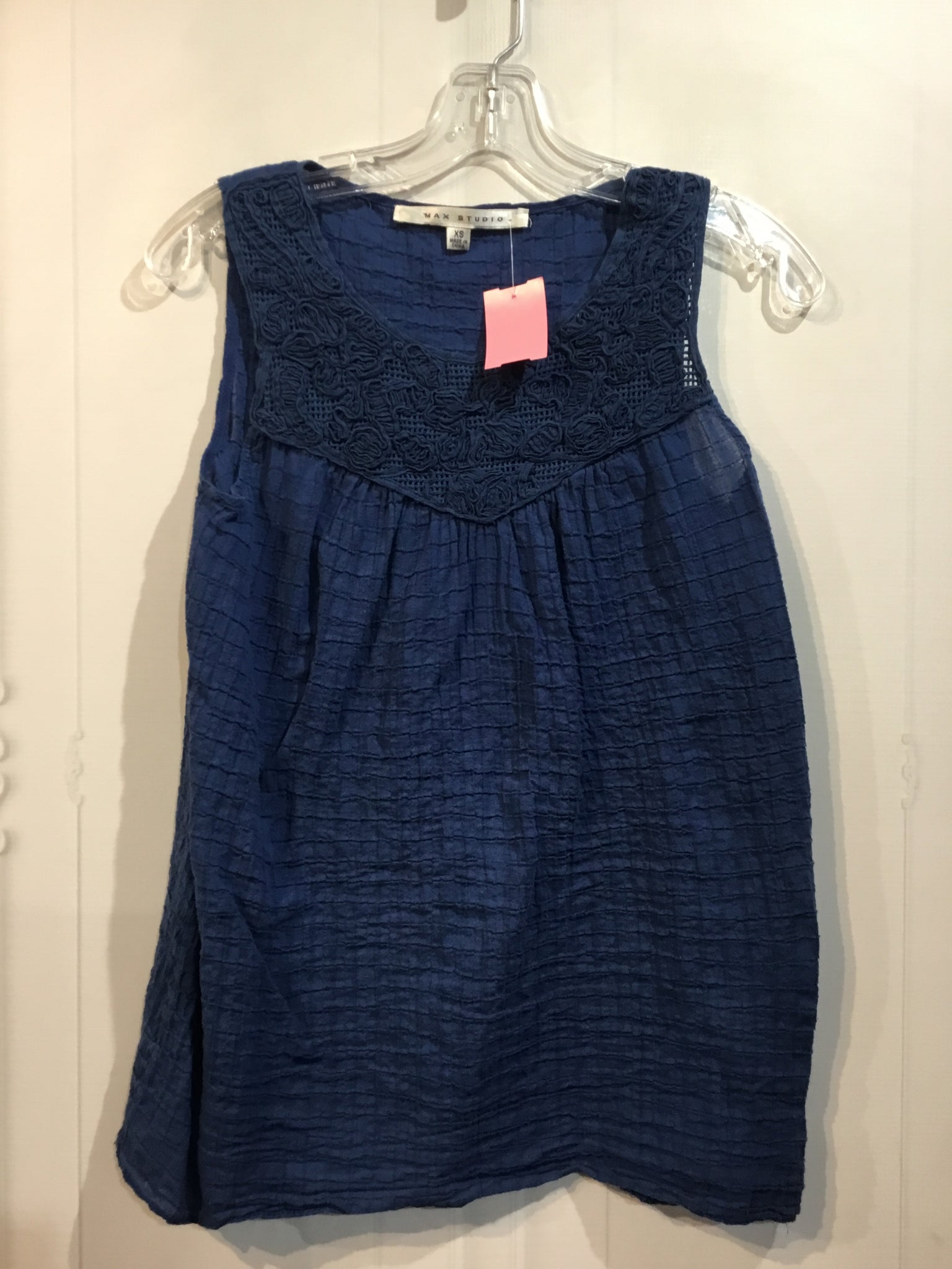 MAX STUDIO Size Extra Small Blue Tops