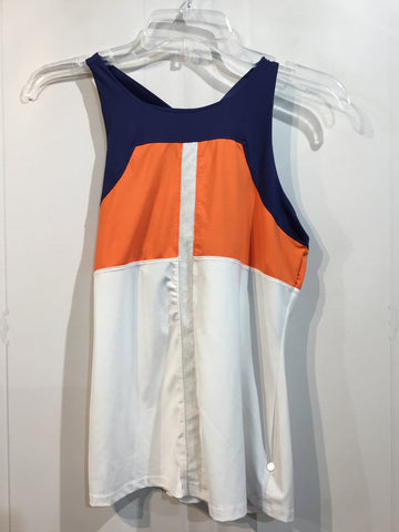 Lucky In Love Size M/8-10 Navy & Orange Athletic Wear