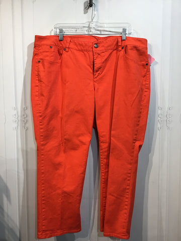 Talbots Size 2X Orange Bottoms