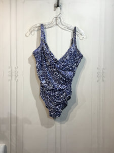 No Label Size L Blue SWIMWEAR/COVER UP