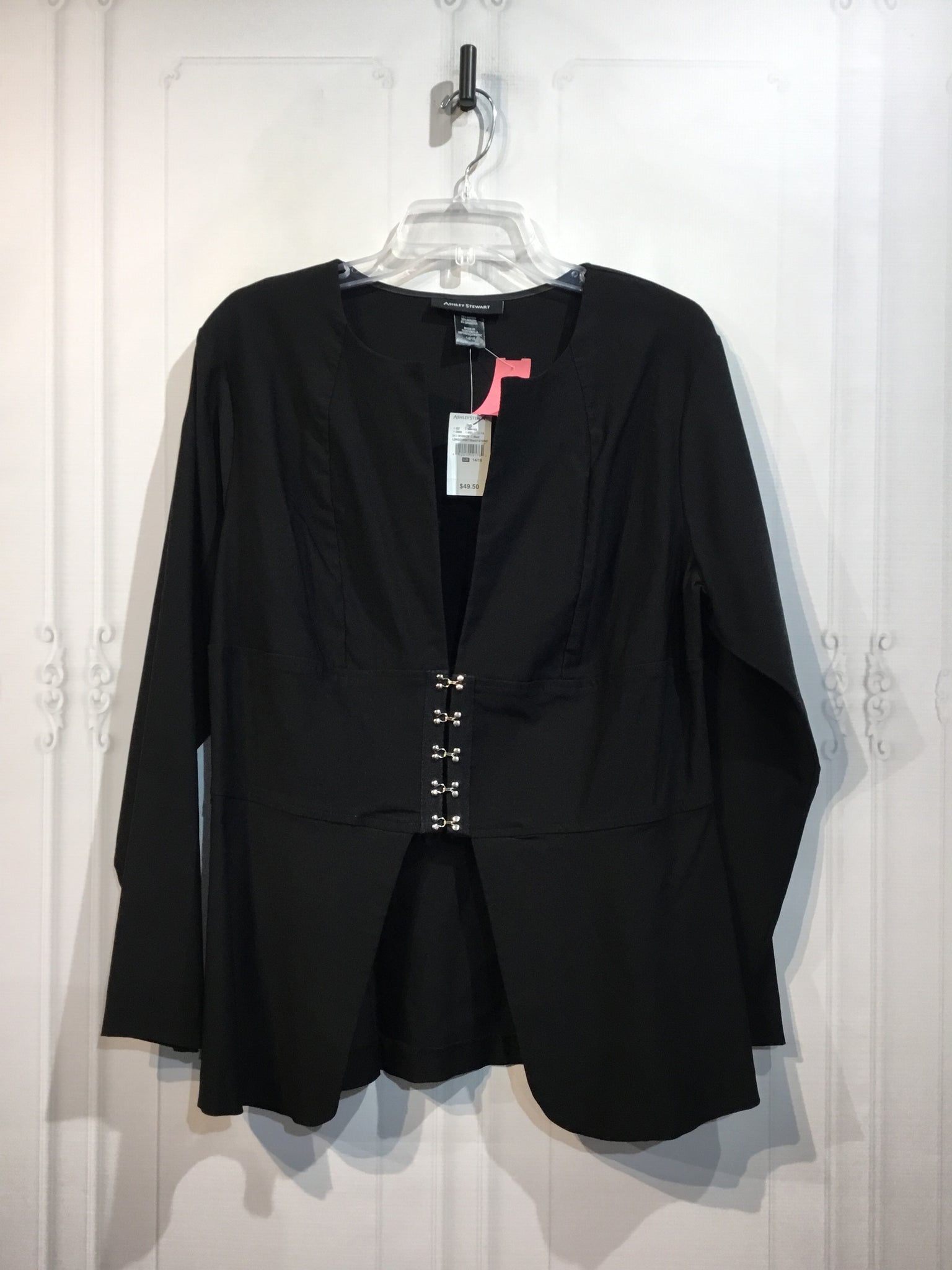 Ashley Stewart Size Extra Large Black Tops