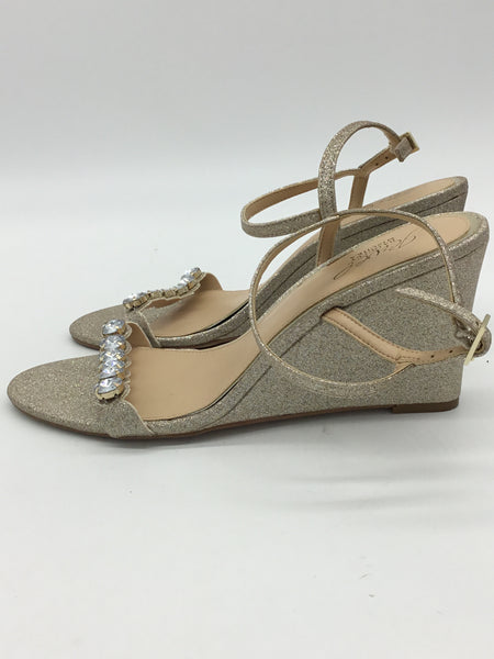 Badgley Mischka Size 9.5 Silver Shoes