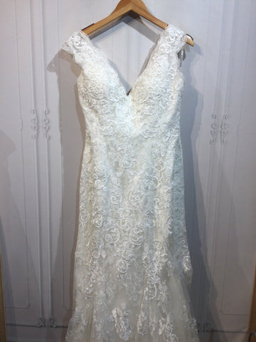 Maggie Sottero Size L/12-14 White Wedding Dress