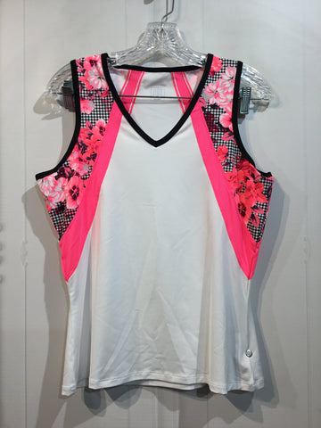 Tail Size M/8-10 White & Pink Athletic Wear
