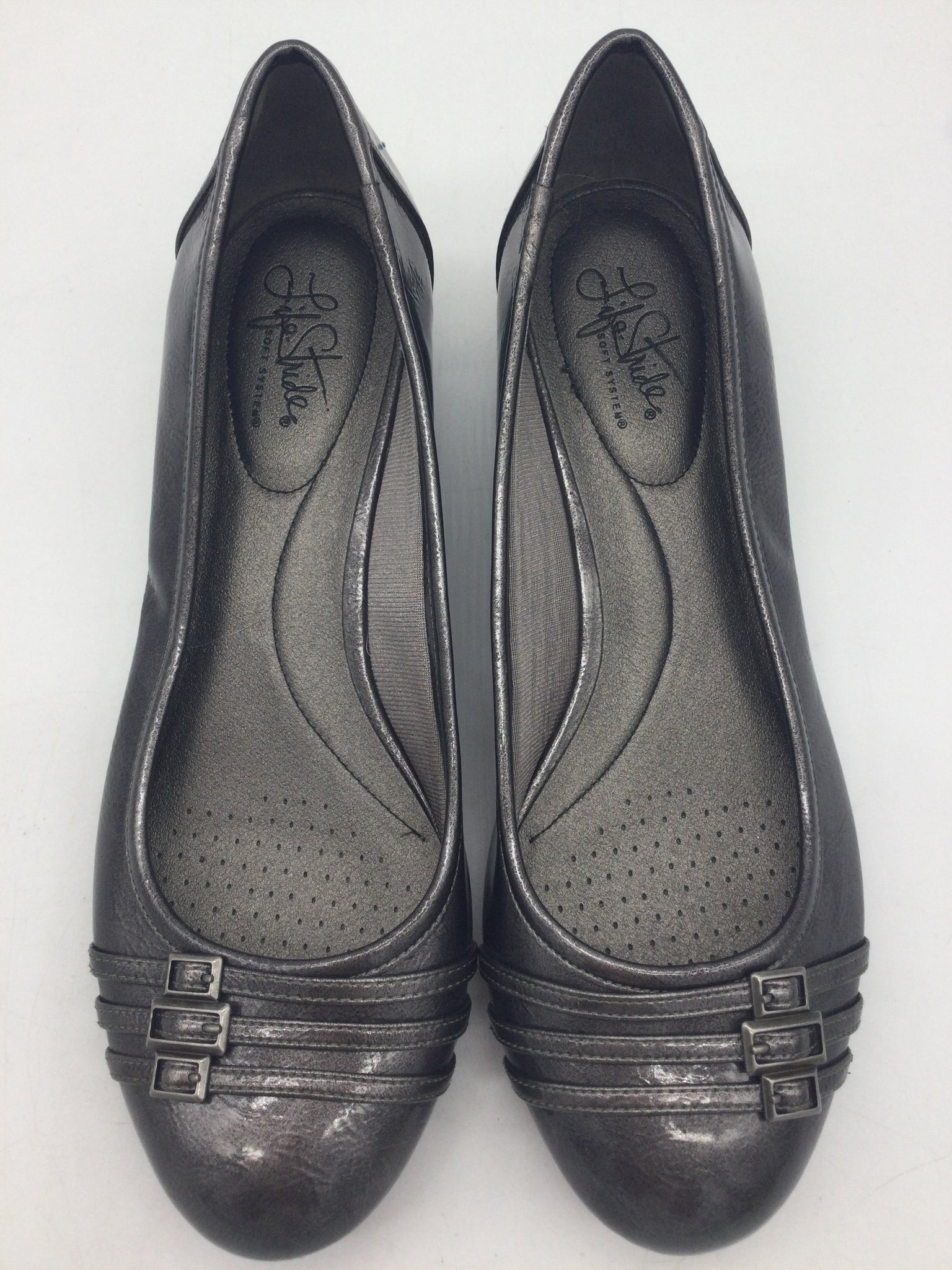 Life Stride Size 11 Grey Shoes