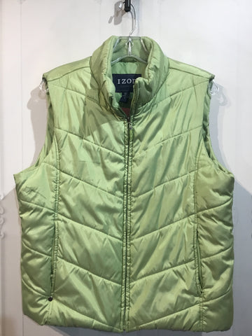 IZOD Size Large Green Outerwear