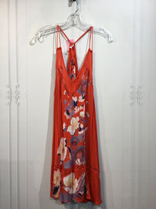 Free People Size Large Orange DRESS/1 PIECE