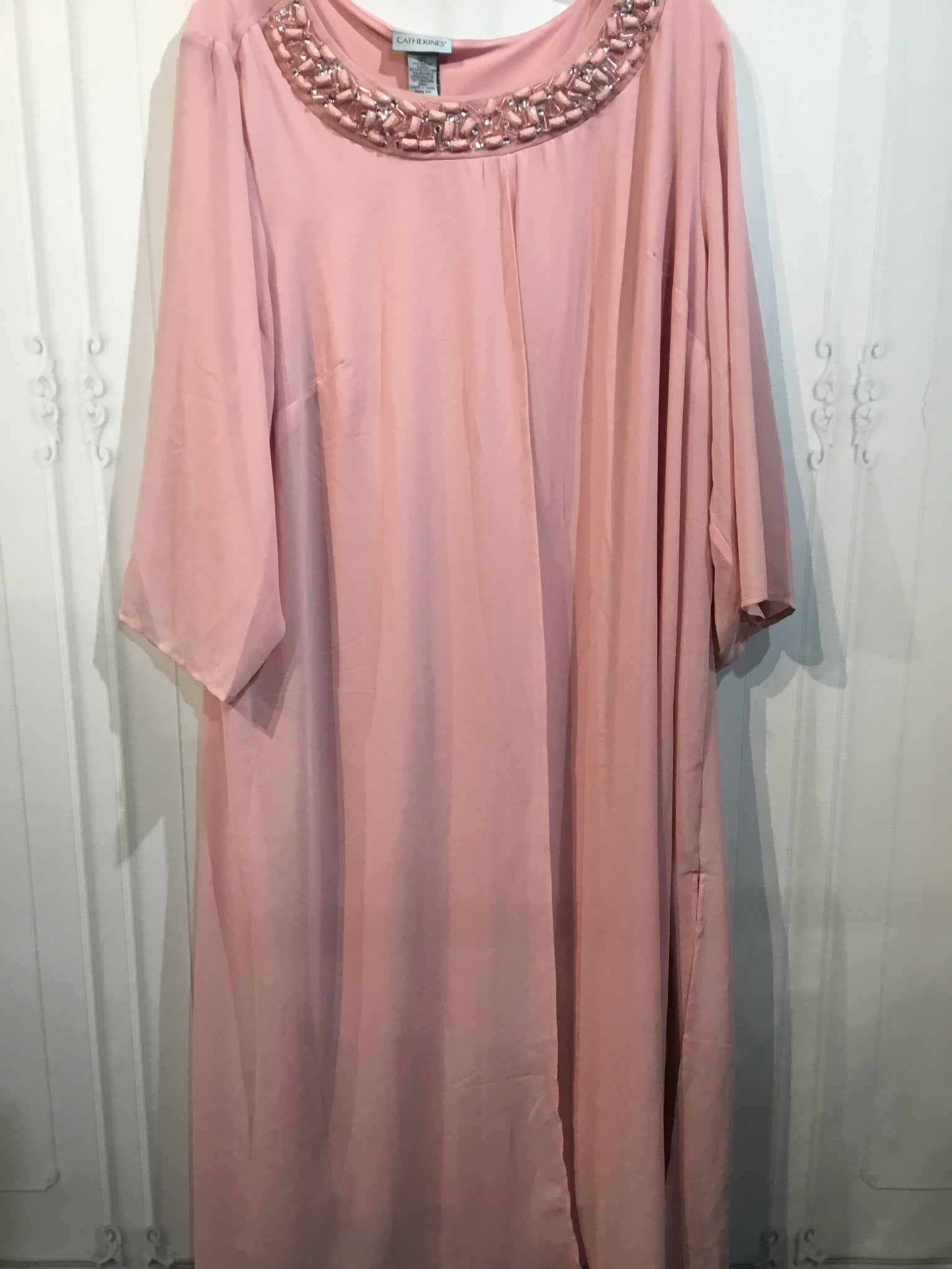 Catherines Size 2X Pink DRESS/1 PIECE