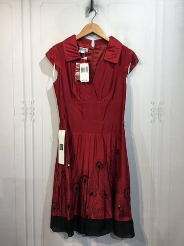 Kay Unger Size S Red DRESS/1 PIECE