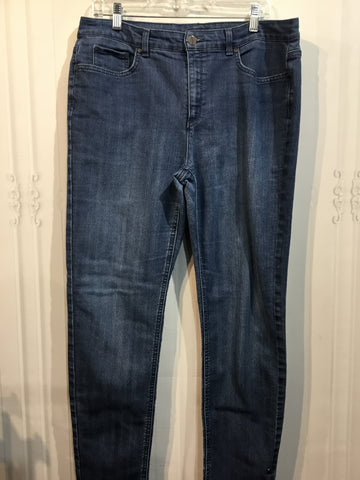 Jones New York Size L/14 Blue Bottoms