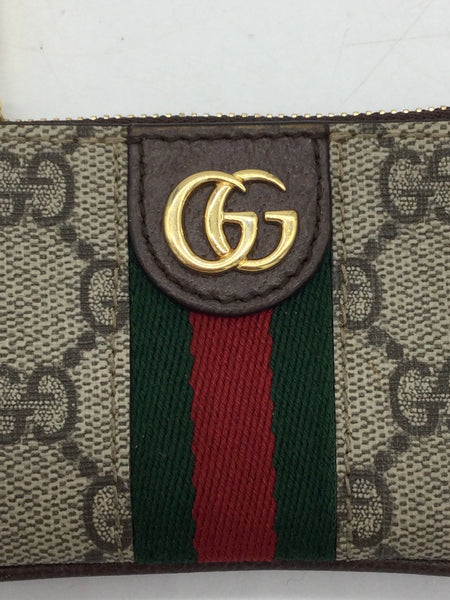 GUCCI Brown Gucci Ophidia Coin Purse