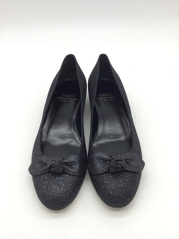 Moschino Size 7 Black Shoes