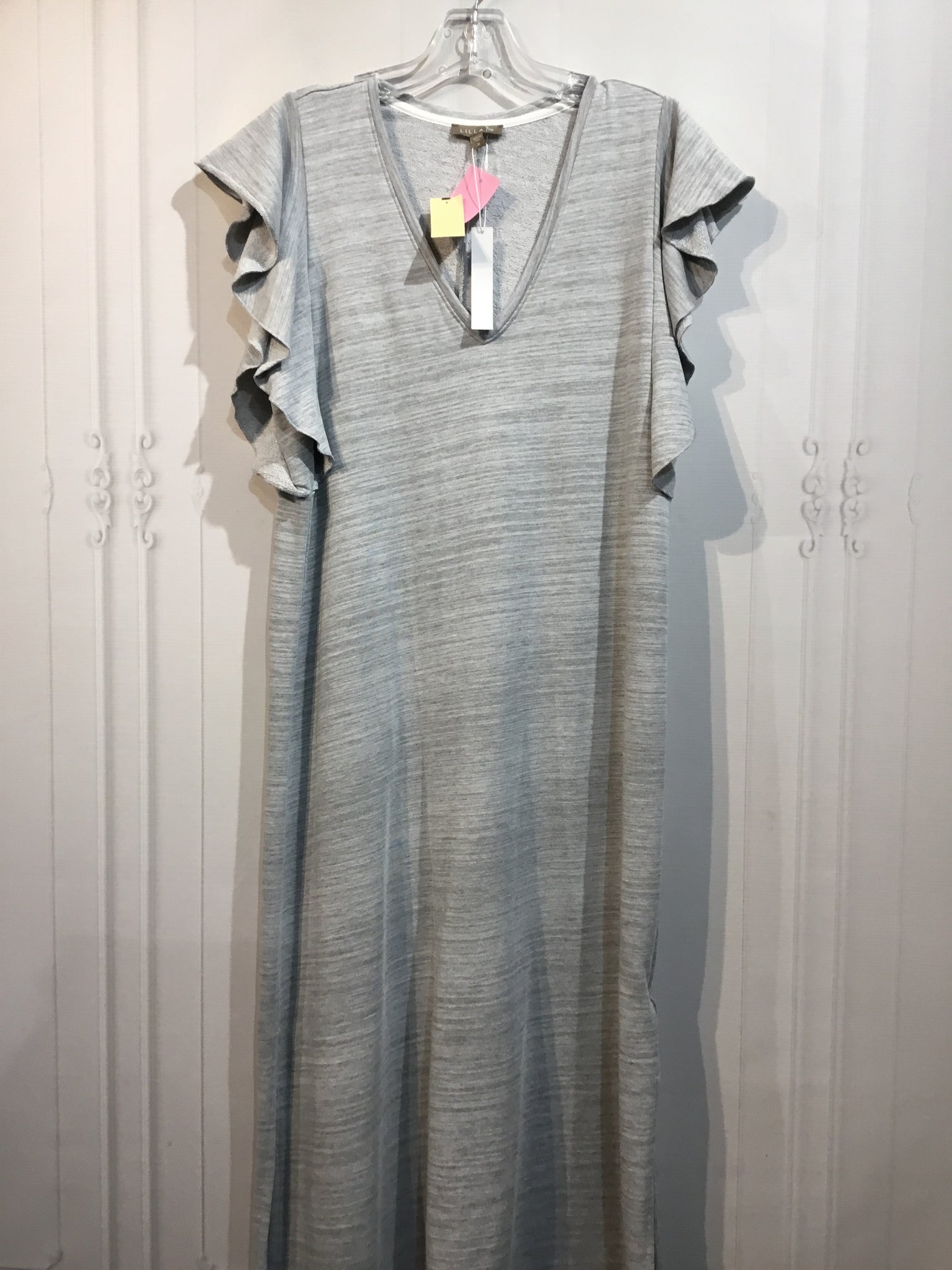 Lilla P Size Medium Grey DRESS/1 PIECE