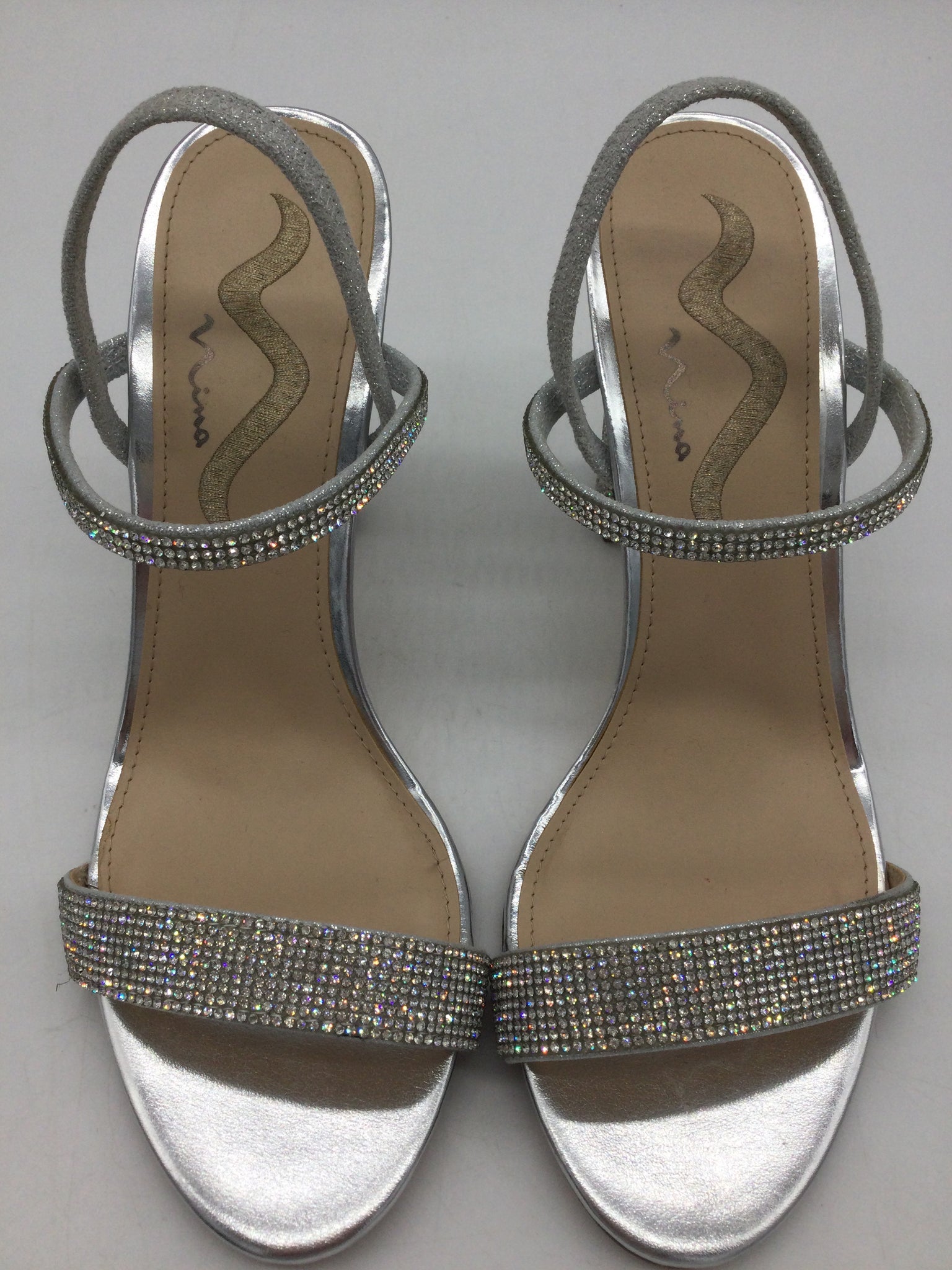 NINA Size 9 Silver Shoes