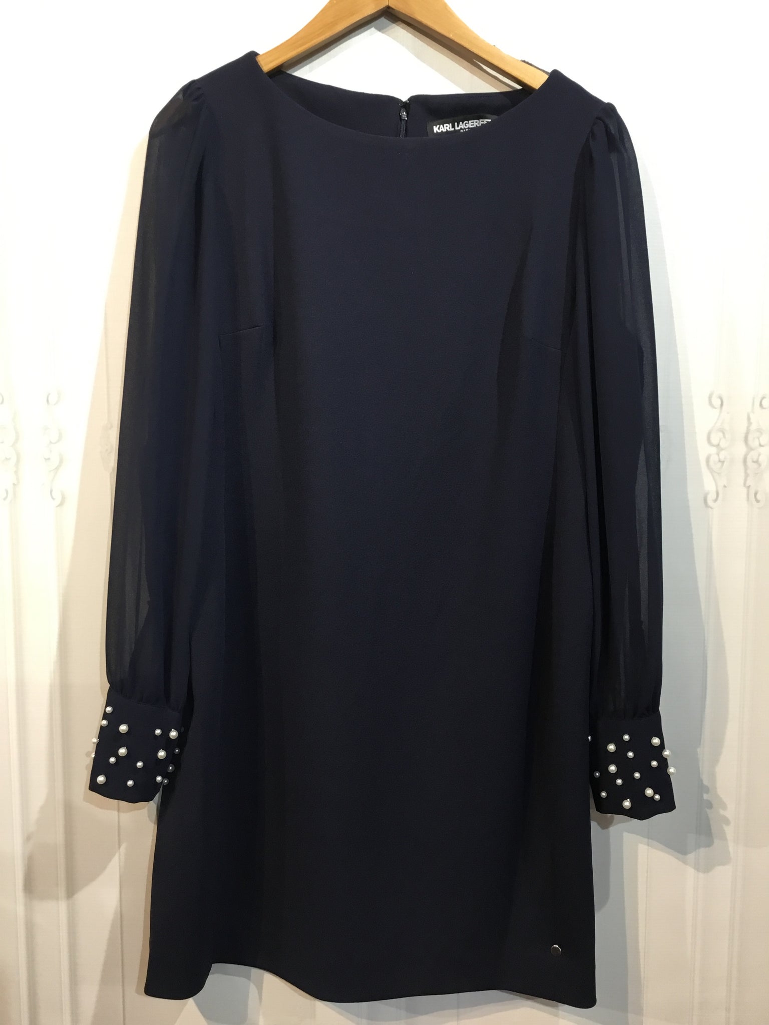 karl Lagerfeld Size L Blue DRESS/1 PIECE